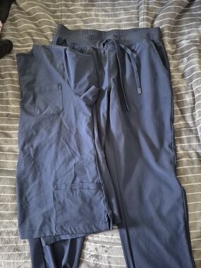 Women's Navy Cozyfit Scrub Set